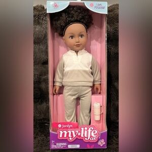 My Life As Jordyn Doll Dark Curly Brown Hair Posable Doll